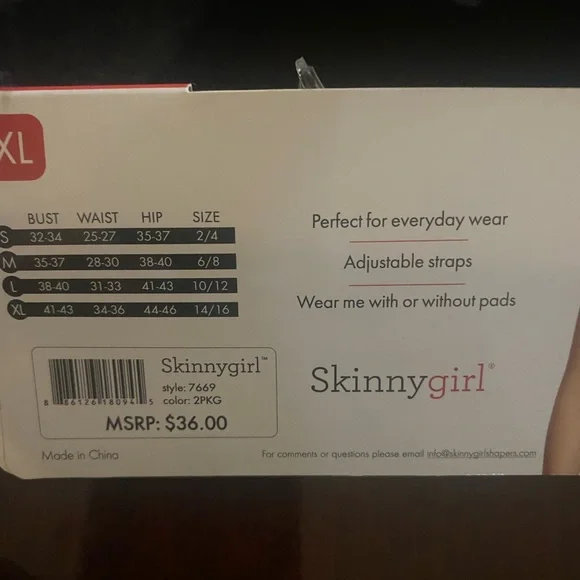 SKINNYGIRL 2 pack bralettes - Picture 6 of 8